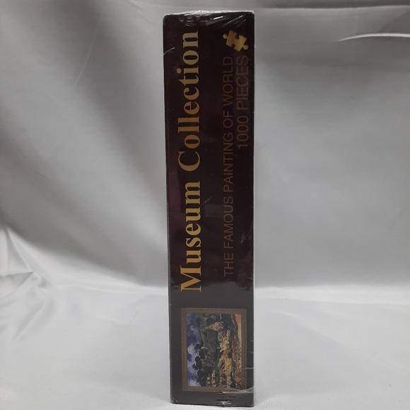 Museum Collection Thatched Cottage, Artwork Large Puzzle 27.6" x 19.7" - Picture 3 of 4